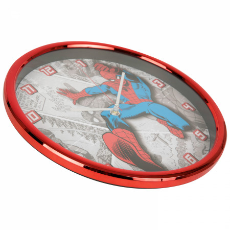 Spider-Man Web Swinging Wall Clock